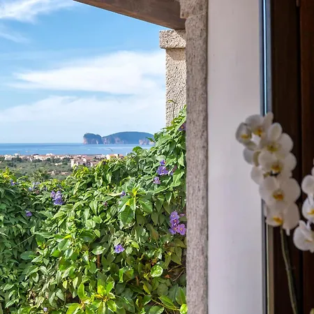 Mantar Sea View Over The Gulf Of Capo Caccia From Sunrise To Sunset Villa