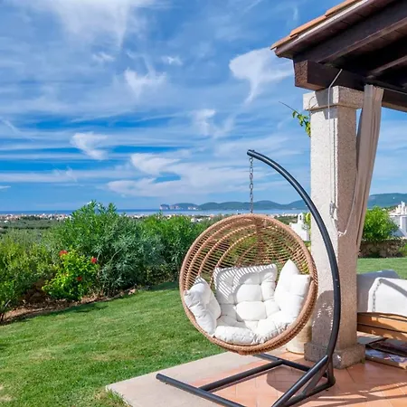 Villa Mantar Sea View Over The Gulf Of Capo Caccia From Sunrise To Sunset *